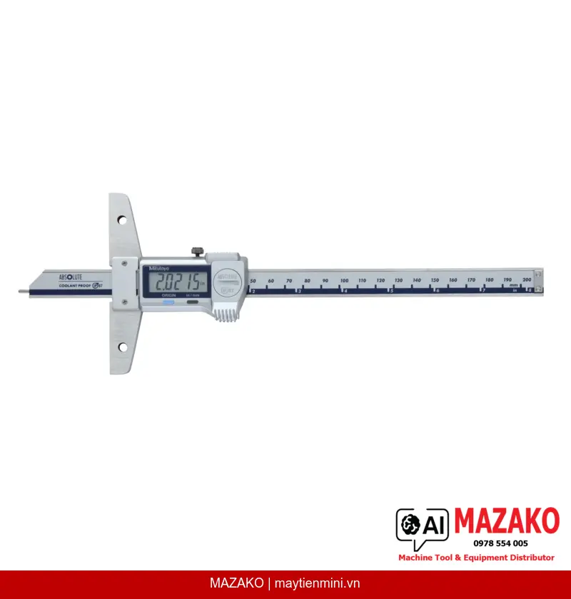 Thước đo sâu kỹ thuật số Mitutoyo 571-312-20 IP67 dạng chốt (Pin Type)
