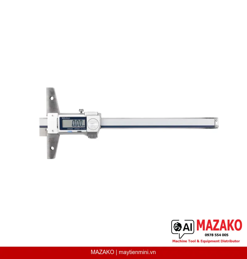 Thước Đo Sâu Kỹ Thuật Số Mitutoyo 571-264-20 ABS IP67 Kiểu Hook, 0-6 inch
