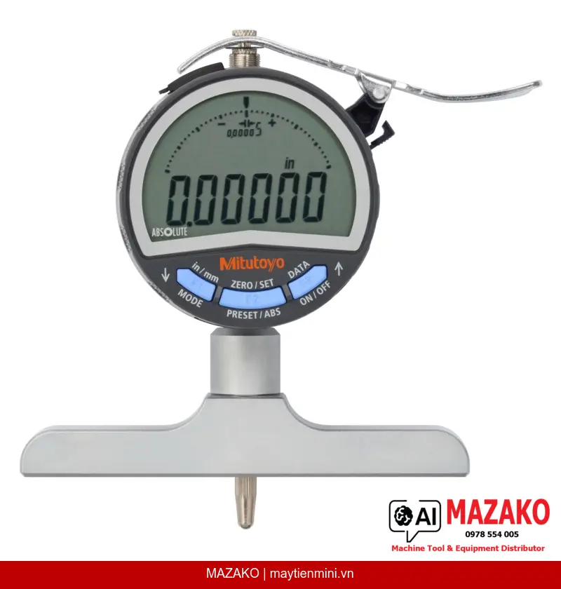 Panme Đo Sâu Kỹ Thuật Số ABSOLUTE Digimatic Mitutoyo 547-258A, Phạm Vi 0–8\