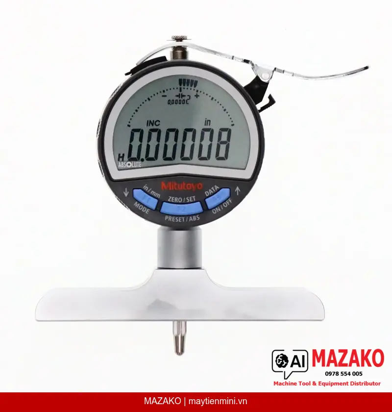 Panme Đo Sâu Kỹ Thuật Số ABSOLUTE Digimatic Mitutoyo 547-258A, Phạm Vi 0–8\