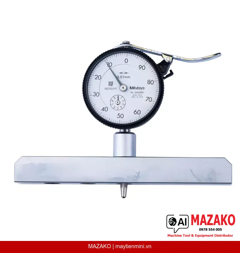 Đồng Hồ So Đo Sâu Mitutoyo 7221A – Độ Chia 0,01mm
