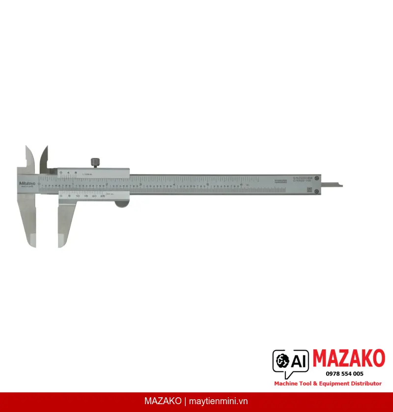 Thước Cặp Cơ Khí Mitutoyo 530-105 (0–6 inch, 1/128\