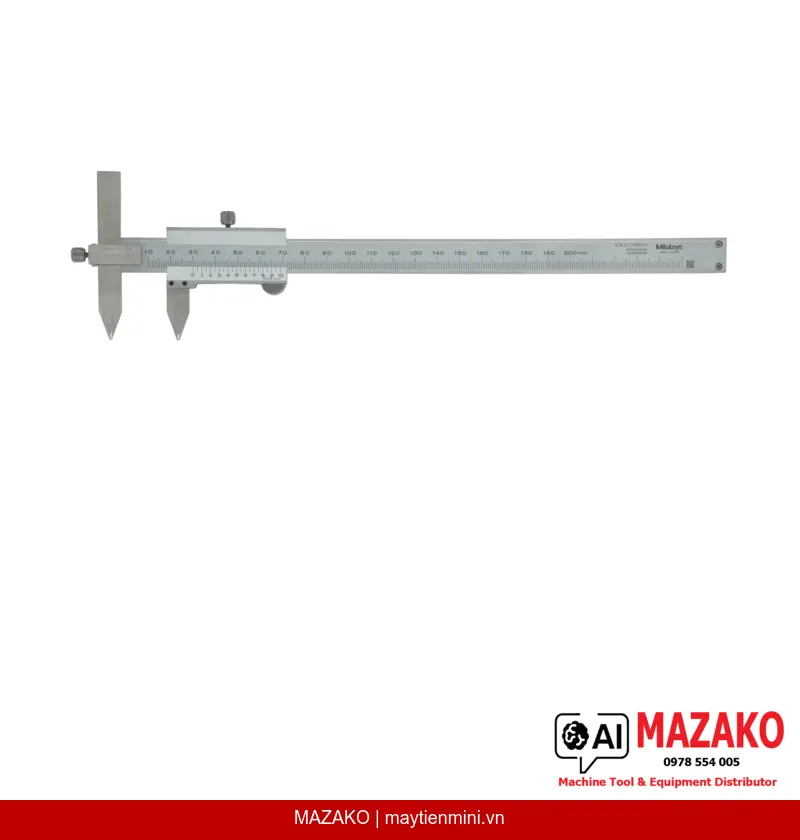 Thước Cặp Đo Khoảng Cách Tâm Lỗ Mitutoyo 536-106 (10.1–200 mm)