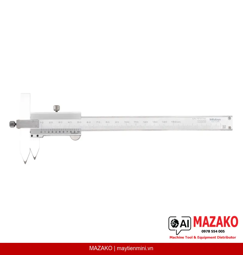 Thước Cặp Vernier Đo Khoảng Cách Tâm Lỗ Mitutoyo 536-105