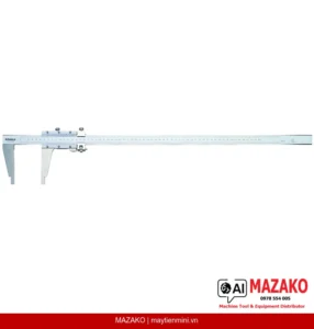 Thước kẹp Vernier mỏ nhọn Mitutoyo 160-102 chuyên dùng đo kích thước chi tiết có rãnh hẹp, lỗ nhỏ.