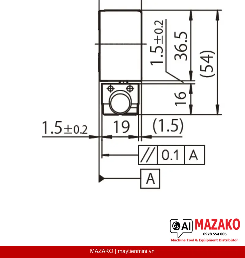 Thước đo tuyến tính Mitutoyo AT715 539-824R (Hành trình 1700mm)