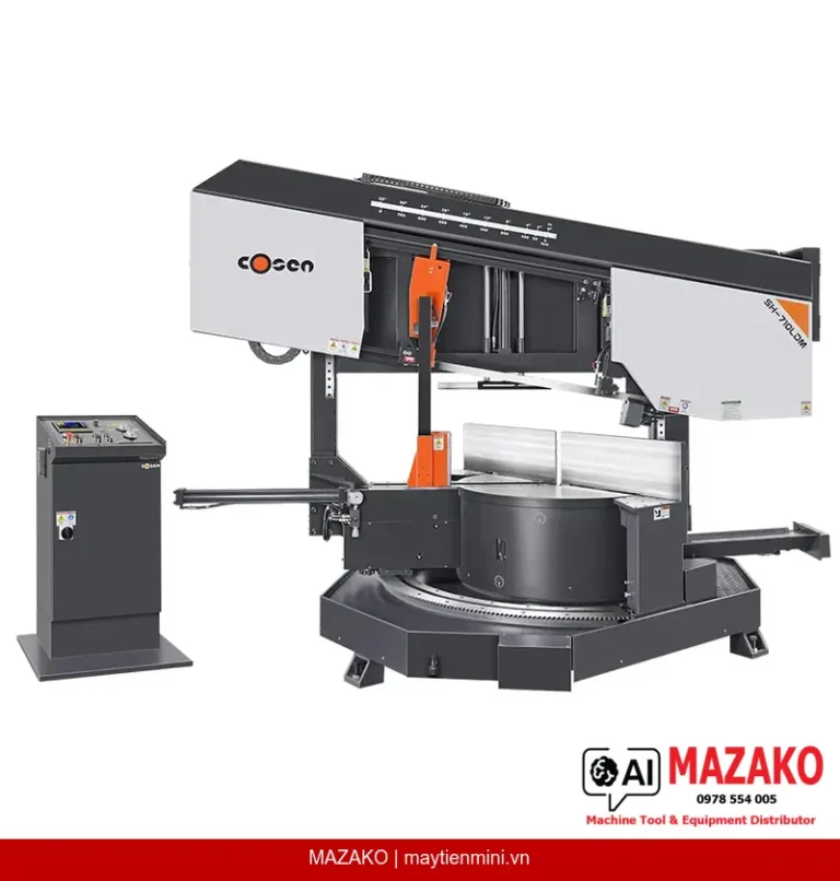 Máy cưa vòng COSEN SH-710LDM: Cắt nghiêng hai chiều chính xác