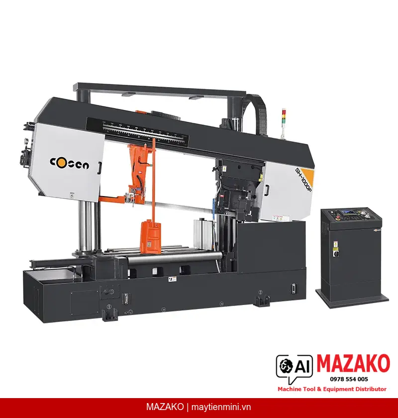Máy cưa vòng hai trụ bán tự động COSEN SH-1000F Chính Hãng