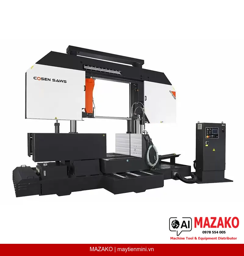 Máy cưa vòng hai trụ bán tự động COSEN SH-1010W Chính Hãng