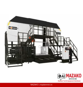 Máy cưa vòng hai trụ bán tự động COSEN SH-1817 Chính Hãng