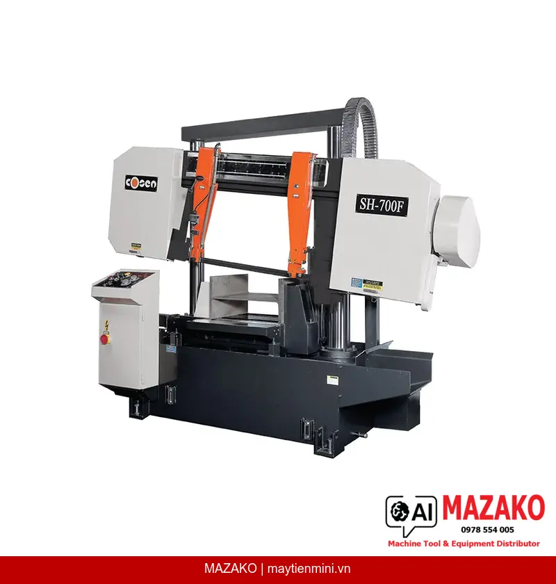 Máy cưa vòng hai trụ bán tự động COSEN SH-700F Chính Hãng