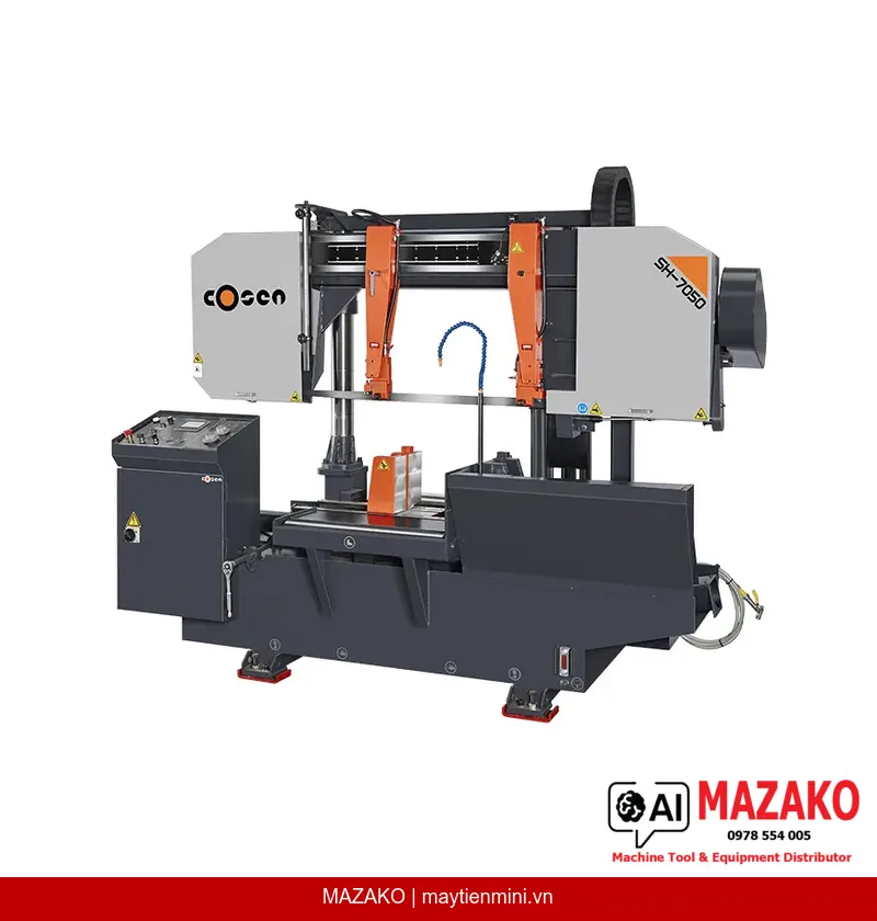 Máy cưa vòng hai trụ bán tự động COSEN SH-7050 Chính Hãng