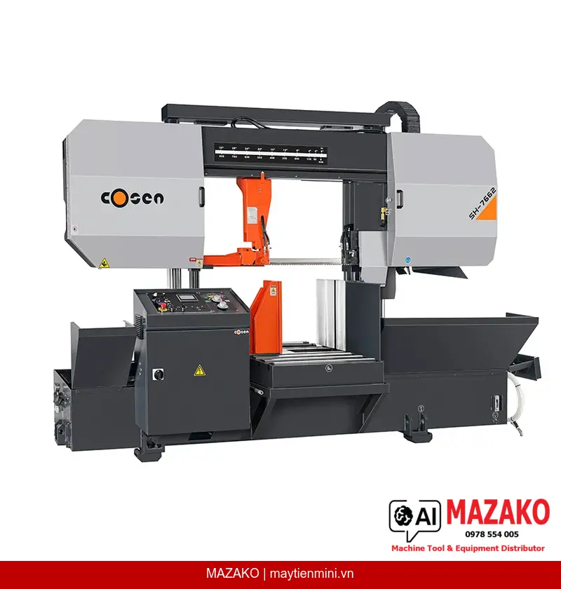 Máy cưa vòng COSEN SH-7662: Cắt phôi nặng, năng suất cao