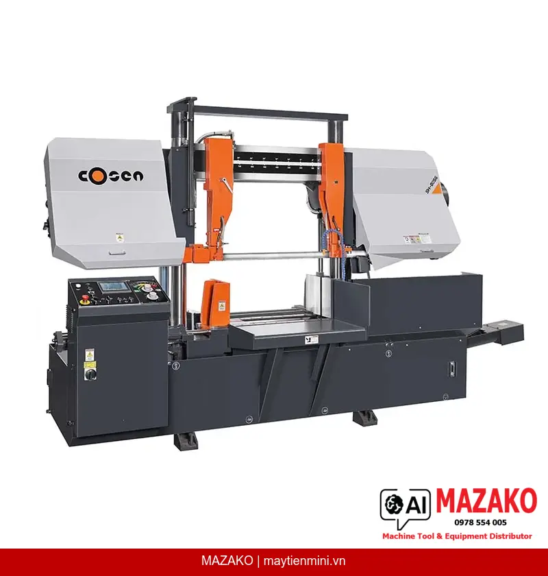 Máy cưa vòng hai trụ bán tự động COSEN SH-8056 Chính Hãng