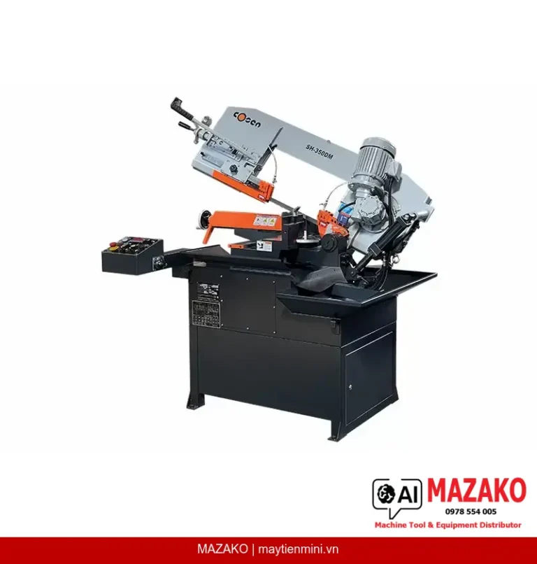Máy cưa vòng COSEN SH-350DM: Cắt góc kép chính xác