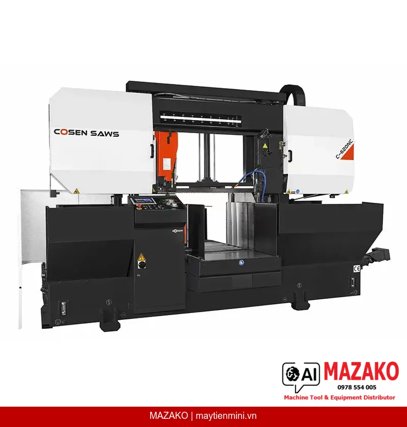 Máy cưa vòng C-620NC: Hiệu suất cắt lớn, điều khiển NC tự động