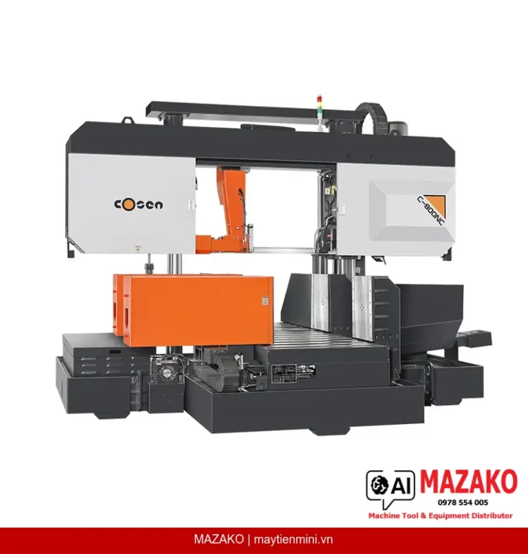 Máy cưa vòng COSEN C-800NC: Cắt phôi lớn tự động