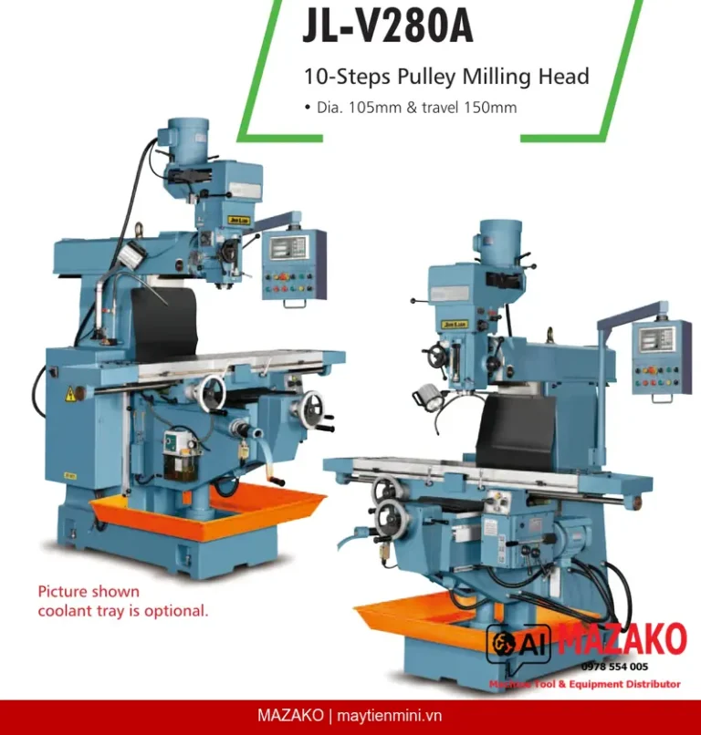 Máy phay đứng JL-V280A: Giải pháp gia công hạng nặng