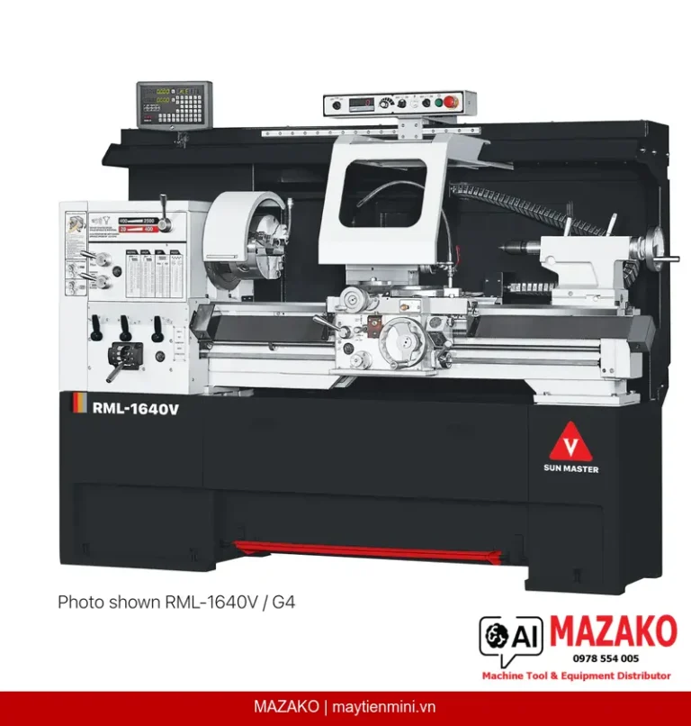 Máy tiện vạn năng RML-1430V: Tốc độ vô cấp, gia công chính xác