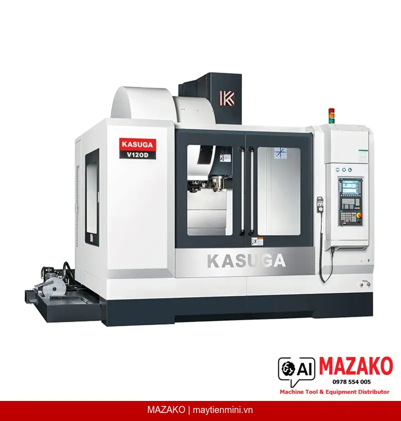 Máy phay CNC KASUGA V140 – Hành trình X 1400mm, Bàn máy 1500x600mm